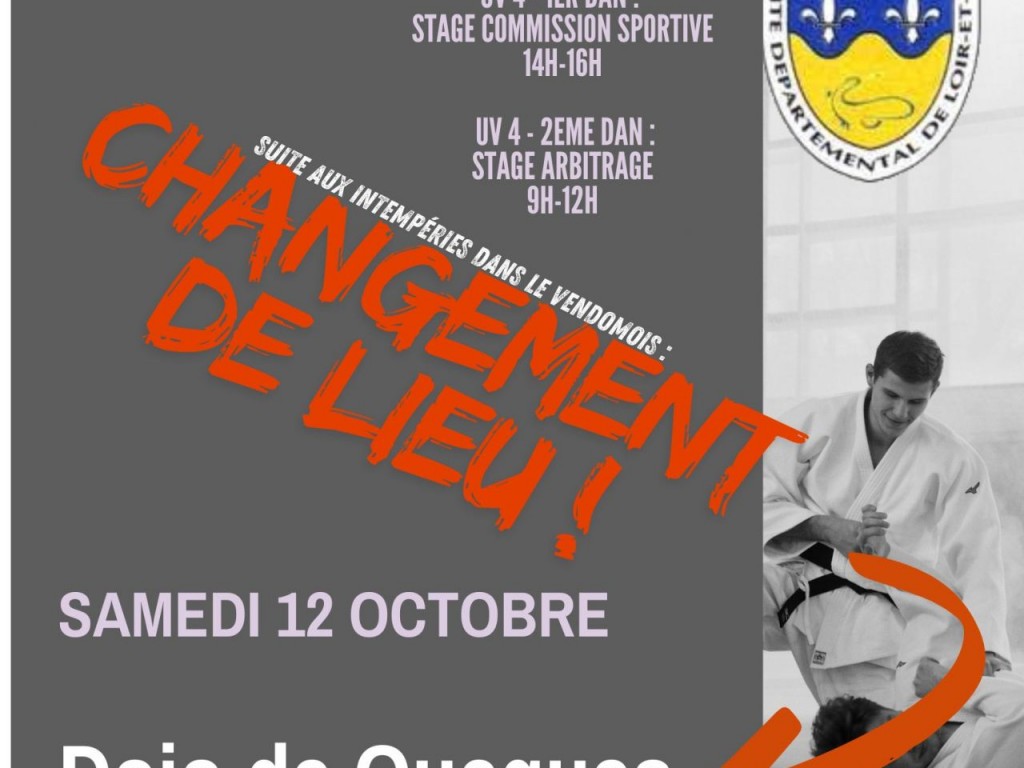 Image de l'actu 'changement de lieu stage uv4'