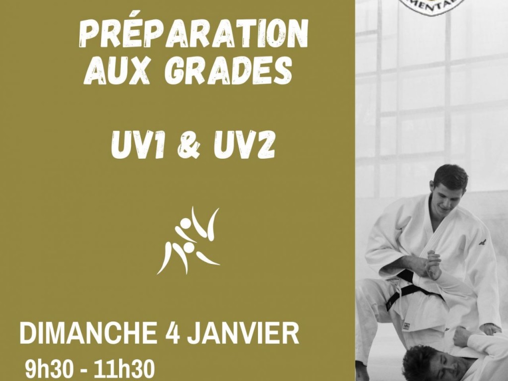 Image de l'actu 'Venez vous préparer aux passages de grades !'