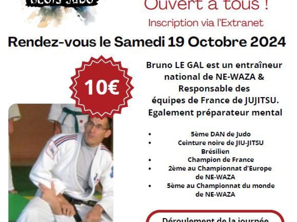 Image de l'actu 'STAGE NE WAZA & JJB du BLOIS JUDO'