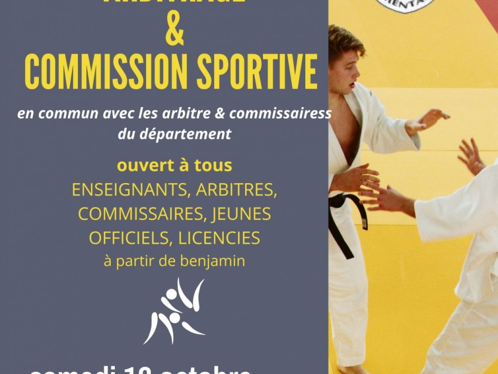 Image de l'actu 'STAGE D'ARBITRAGE & DE COMMISSION SPORTIVE'