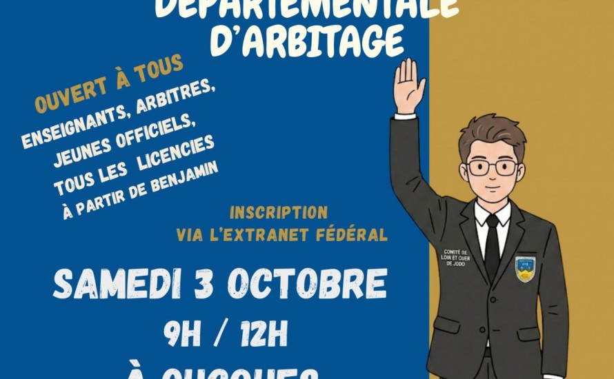 Stage départemental d'arbitrage + rentrée de l'école d'arbitrage