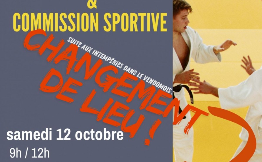 changement de lieu stage arbitrage et commission sportive